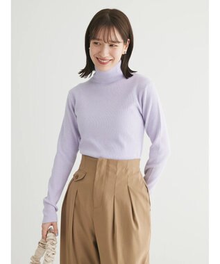 Green Parks もちやわ　タートルプルオーバー Lavender