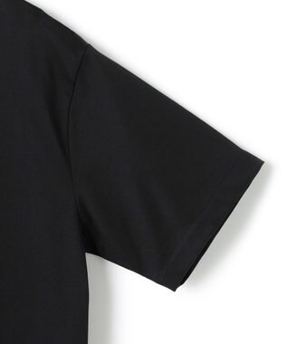 JOSEPH HOMME スビンソフトジャージー　ヘンリーネック半袖カットソー ブラック系