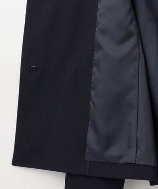 組曲 L 【WEB限定】2WAYライトトレンチ ショートコート ネイビー系