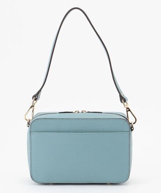 J.PRESS LADIES 【2way】レザー ショルダー バッグ ダルブルー系