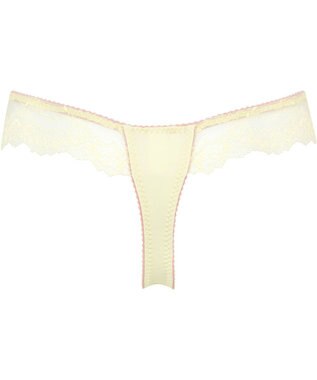 Wing Wing Lesiage　【2720シリーズ】Ｔバックショーツ　はきこみ丈あさめ　ウイング／ワコール　PF2722 イエロー