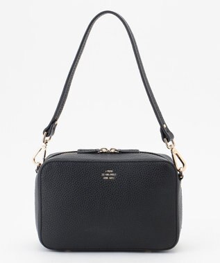 J.PRESS LADIES 【2way】レザー ショルダー バッグ ブラック系