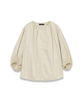 【洗える】コットンサティーン　ブラウス