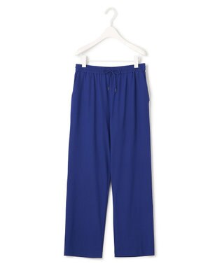 ICB L 【接触冷感・UVカット・速乾・洗える】マットスキューバ セミワイドパンツ ロイヤルブルー系