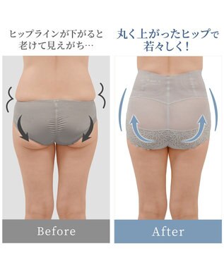 BRADELIS New York 【カヤビューティーラボ】レーシーハイウエストショーツ24 シアーグレージュ