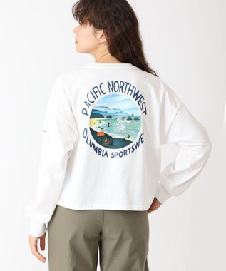 Columbia Columbia/ ウィメンズレイクトゥーアベニューロングスリーブクロップドTシャツ /コロンビア
