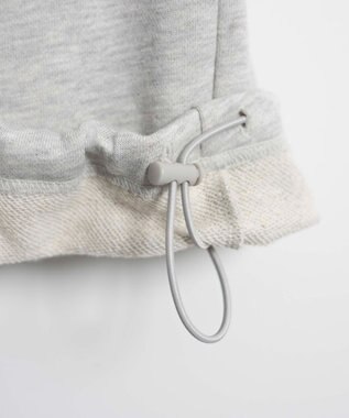 WEGO 【ウエストゴム】スウェットカーゴパンツ 杢グレー