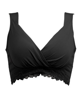 BRADELIS New York 【BRADELIS New York MATERNITY / ノンワイヤー・マタニティ】ブラデリス ノンワイヤーカシュクールブラ ブラック