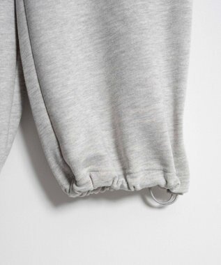 WEGO 【ウエストゴム】スウェットカーゴパンツ 杢グレー