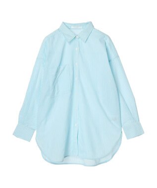 Green Parks イージーケア　ドビーストライプシャツ Green