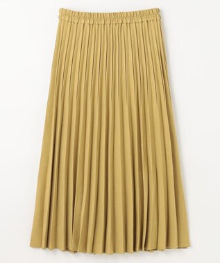 ANY 【ウエストゴム】プリーツスカート マスタード