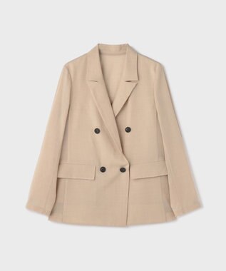 GRACE CONTINENTAL シアーウールジャケット ベージュ