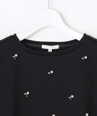 自由区 S ビジュー Tシャツ ブラック