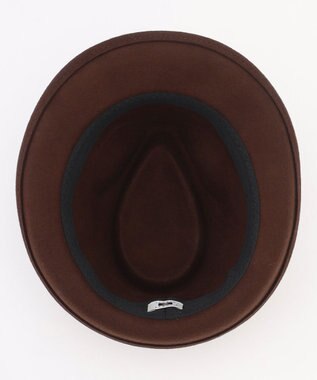 JOSEPH ABBOUD 【サイズ調整可】フェルトハット ダークブラウン系