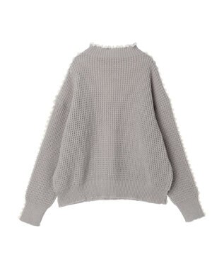 Green Parks ・Ｐｅｔｉｔ　Ｆｌｅｕｒ　ハイショクパイピングニット Gray