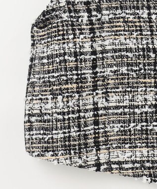 GRACE CONTINENTAL フリンジミニベスト ブラック