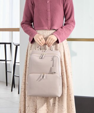 ACE BAGS & LUGGAGE Jewelna Rose フレイヤ・リュック2 2気室 14.0インチPC 16142 ジュエルナローズ ライトグレー