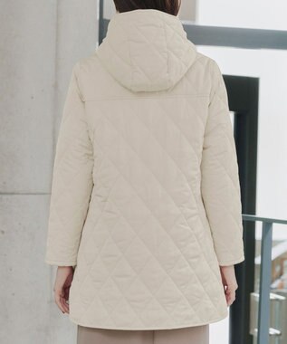 Tiaclasse 【安田美沙子さん着用・新色追加】中綿キルティングコート アイボリー