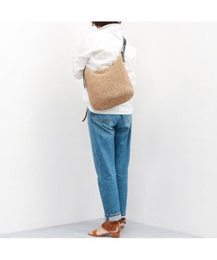 UNBILLION カシュカシュ cachecache / フリーハンドルクロッシェトートバッグ ブラック