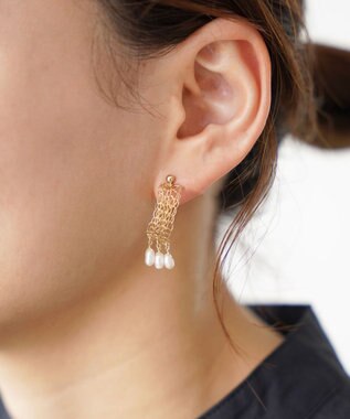 CASUMINO bridge ピアス pearl