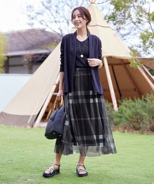 Tiaclasse 【安田美沙子さん着用・日本製】プレートリングネックレス シルバー×ゴールド