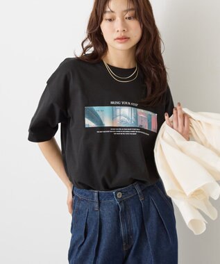 AMERICAN HOLIC ボックスフォトTシャツ