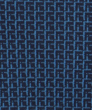 自由区 【WEB限定カラーあり・洗える】リバーシブルニット セットアップ(プルオーバー×フレアスカート) [WEB限定]ネイビー×ブルー