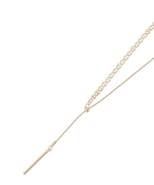 AMERICAN HOLIC チェーンミックススライドネックレス Gold