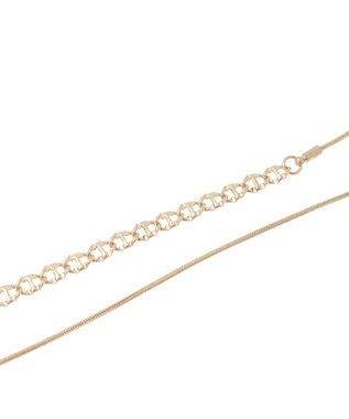 AMERICAN HOLIC チェーンミックススライドネックレス Gold