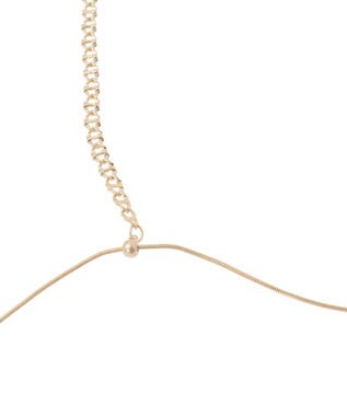 AMERICAN HOLIC チェーンミックススライドネックレス Gold