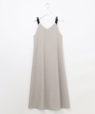 Feroux ダブルストラップキャミ ドレス ライトグレー系