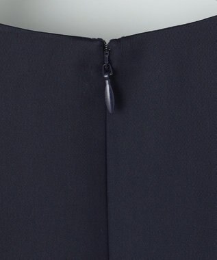 23区 【APPLAUDIR】ノーブルサテン ビジューデザインドレス ネイビー系