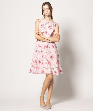 TOCCA WINTER PANSY ドレス ピンク系7