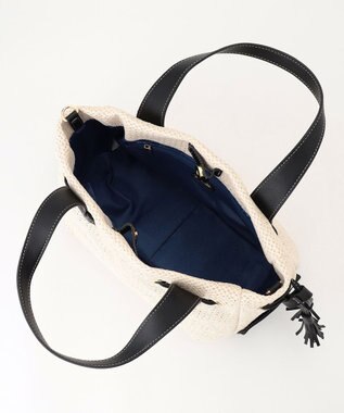 LA BAGAGERIE サイドタッセルサマートート　Mサイズ ホワイト