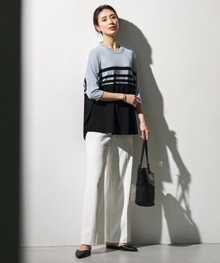 ICB シェルタリングドライオックス ワイドパンツ オフホワイト