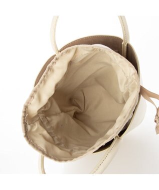 UNBILLION cachecache スカラップ2wayトートバッグ アイボリー