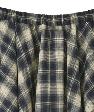 AMERICAN HOLIC チェックレイヤードスカート Navy