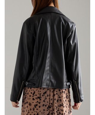 Te chichi レザーダブルライダースジャケット ブラック