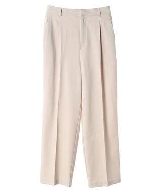 earth music&ecology リラックスストレートパンツ Beige