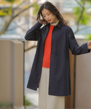 J.PRESS LADIES CABLE ニット ブラッドオレンジ系