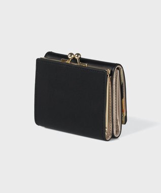 Paul Smith Newスワールトリム がま口3つ折り財布 ブラック