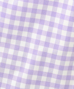 ANY KIDS ひんやりクール ギンガムパンツ ラベンダー×ギンガム