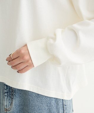 Green Parks 刺繍ロゴクロップドＴシャツ Off White