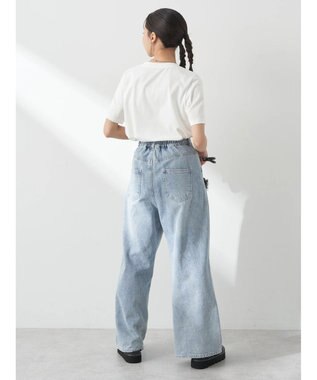 earth music&ecology ロゴソリッドミニマルＴシャツ Off White