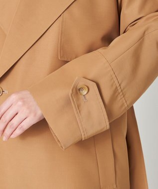 NAVE 【ReNAVE・セットアップ可/撥水加工/防シワ】ポリエステルタッサー コート キャメル系