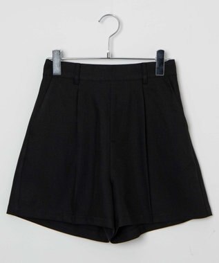 WEGO タックショートパンツ ブラック