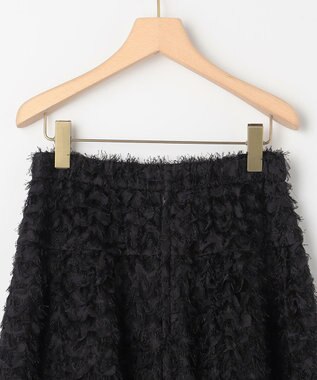 組曲 L ペタルチュール スカート ブラック系