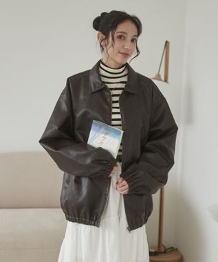 ユニセックス着用ITEM/MLサイズ展開】USPOLOフェイクレザージャケット / WEGO | ファッション通販 【公式通販】オンワード・クローゼット