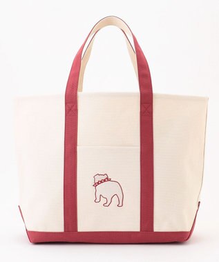 J.PRESS MEN ”このワンポイント”がたまらない【WEB限定】バックブルトートバッグ ワイン系