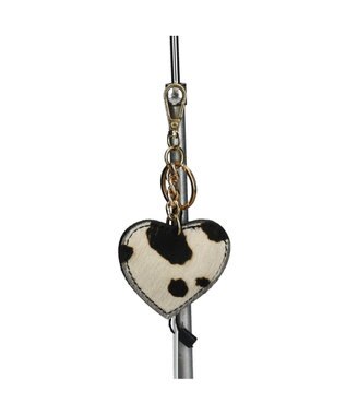 INTER-CHAUSSURES 【ANDREA CARDONE】ハート型レザーキーチャーム マルチ